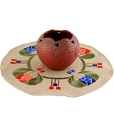 American Beauty Table Top Linen Doily by Ford Craftsman Studios
