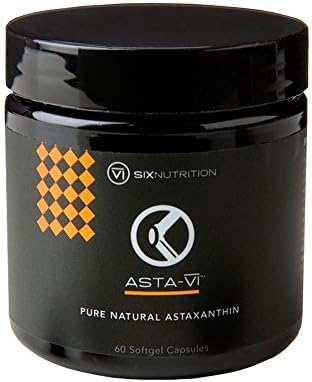SIX Nutrition Asta-Vi Pure, Natural Astaxanthin, 4 mg, 60 Count by SIX Nutrition