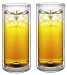 Sun's Tea Strong Double Wall Thermo Glass Pilsner/Tumbler/Glasses for Beer/Cocktail/Lemonade/Ice tea and other beverage(20oz), Set of 2 (Sun's Tea is the only non-fragile double wall glasses you could find) -- flat rate shipping, buy more to save, limited time offer