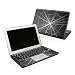 Webbing Design Skin Decal Sticker for Apple MacBook 13"" (Black or White Polycarbonate w/SEPARATE TRACKPAD)