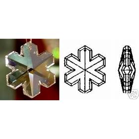30MM SWAROVSKI STRASS CRYSTAL SNOWFLAKE 8811 by 