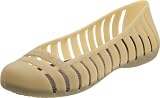 crocs Women's Adrina II Flat,Gold/Espresso,6 M US