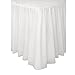 White Plastic Table Skirt, 29