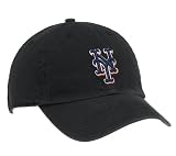 New York Mets Franchise Fitted Baseball Cap (Black)