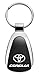 Toyota Corolla Black Tear Drop Key Chain