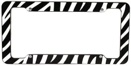 Zebra License Plate Frame