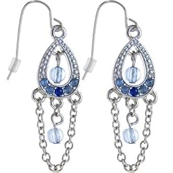 Blue FIONA CHANDELIER Earrings