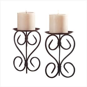 Spanish Mission Metal Cathedral Candleholders Stands [Misc.]