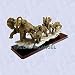 The elephant family statue home Pachyderm s sculpture (Digital Angel Decor)