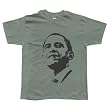 OBAMA - SILHOUETTE T-SHIRT - Steel Grey
