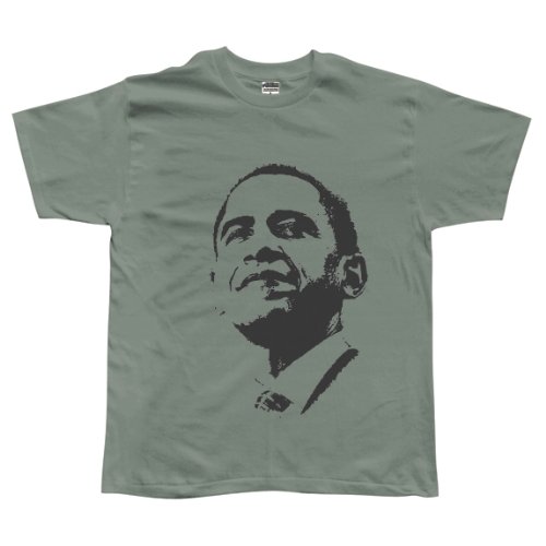 OBAMA - SILHOUETTE T-SHIRT - Steel Grey