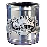 San Francisco Giants Stainless Steel Can Cooler - MLB Baseball Fan Shop Sports Team Merchandise