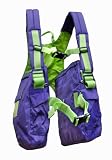BackTpack 2 - Ergonomic Backpack, School Bag, Laptop Case, Satchel, Purple w/ Lime, Medium