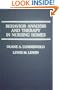 Behavior Analysis and Therapy in Nursing Homes