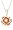 14k Rose Gold Diamond Rose Pendant (.03 cttw, J Color, I2 Clarity), 18
