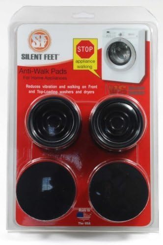 Anti-walk Silent Feet - Anti-vibration Pads for Washing Machines and Dryers by The Vibration Solution