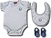 Search : Officially licensed Indianapolis Colts logo embroidered 3-piece ensemble for infants
