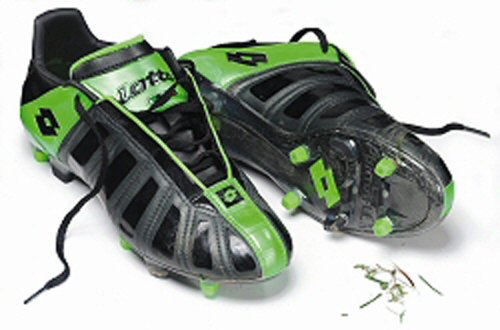 Lotto Fußballschuh Vento In, Herren, schwarzgrau/grün