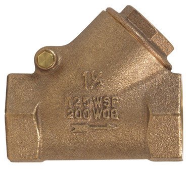 Buy RWV BRONZE SWING CHECK VALVE Used with gate valves to (RWV Showers, Plumbing, Bathtubs Showers & Saunas, Showers, Shower Doors)