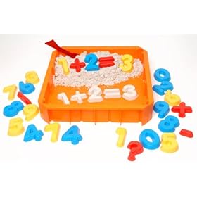 Moon Sand Early Literacy Kit -Numbers and function. Set includes 5 lbs. of Moon Sand by Delta sand
