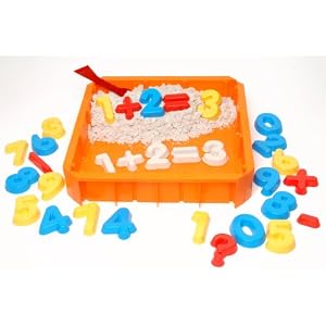 Moon Sand Early Literacy Kit -Numbers and function. Set includes 5 lbs. of Moon Sand by Delta sand