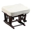 Sleigh Ottoman in Cherry/Beige Finish By Storkcraft Baby Furniture