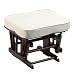 Sleigh Ottoman in Cherry/Beige Finish By Storkcraft Baby Furniture