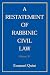 Book A Restatement of Rabbinic Civil Law: Comprehensive Index for Volumes I - X (A Restatement of Rabbini