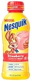 Nestle Nesquik Flavored Milk, Strawberry (1%), 16-Ounce Bottles (Pack of 12)