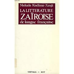 La litt�rature za�roise de langue fran�aise