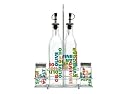 Present Time - PT0045 - Colour Graphics - Set de Huile & Vinaigre - 500 Ml
