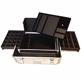 New NK1 PROFESSIONAL SHELLAC NAIL & BEAUTY VANITY CASE Holds UV LAMP TOWEL 80+ COLOURS & ALL ACCESSORIES