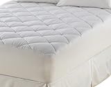 Perfect Fit 300 Thread-Count Full Size Sateen Cotton Flexwall Mattress Pad, ....