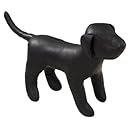 East Side Collection Vinyl Dog Mannequins, X-Small, Black