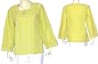 Kurtis Clothes from India Womens Casual Wear Chikan Embroidery Size L (ctop412)