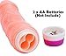 Cnlinkco Adult Toys Silicone Dildos Vibrating Massager for Woman Anal Realistic Penis(nude)
