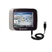 Coiled Power Hot Sync and Charge USB Data Cable w/ Tip Exchange for the Navigon 5100 - Gomadic Brand