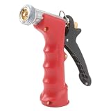 Gilmour 572TFR Commercial Insulated Grip Nozzle with Threaded Front, Red