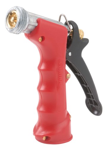 Gilmour Commercial Insulated Grip with Threaded Front Nozzle, #572TFR, Red
