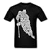 Hockey Language Calligram Men's T-Shirt by Spreadshirt