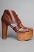 Jeffrey Campbell Shoes The Ford Shoe in Brown Combo,Shoes for Women