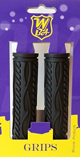 WBA MTB BMX New Handlebar Grips Bicycle Road Mountain Bike Soft Rubber End Grips Black