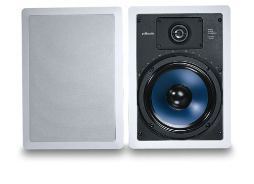 Polk Audio RC85i 2-Way In-Wall Speakers (Pair, White)