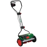 Mantis 811103 15 inch 24 Volt Cordless Electric Reel Mower with Folding Handle And Grass Catcher