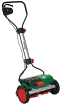 Mantis 811103 15-Inch 24 Volt Cordless Electric Reel Mower with Folding Handle And Grass Catcher