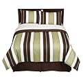 Home Stripe Comforter Sets - Green