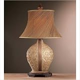 Minka Ambience 10288-512 Table Lamp in Cappuccino with Silver