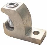 Morris Products 90580 Lay In Connector, Aluminum, Used With Copper and Aluminum Conductors, 250 - 6 Wire Range, 2.20