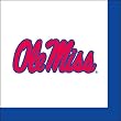 University of Mississippi Ole Miss Rebels Luncheon Napkins University of Mississippi Ole Miss Rebels Luncheon Napkins