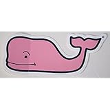 VINEYARD VINES PREPPY PINK WHALE VINYL STICKER DECAL SOUTHERN PROPER